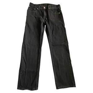 Levi’s 550 Black Jeans Mens 33x32 Relaxed Fit Straight Leg Denim Pants CLEAN!